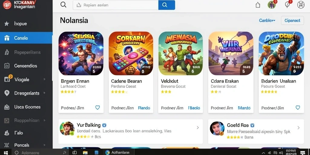 Tampilan antarmuka yang user-friendly dan mudah dinavigasi.
