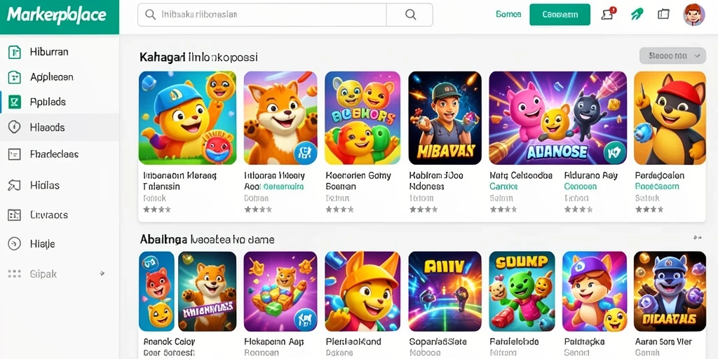 Tampilan antarmuka pengguna yang intuitif.