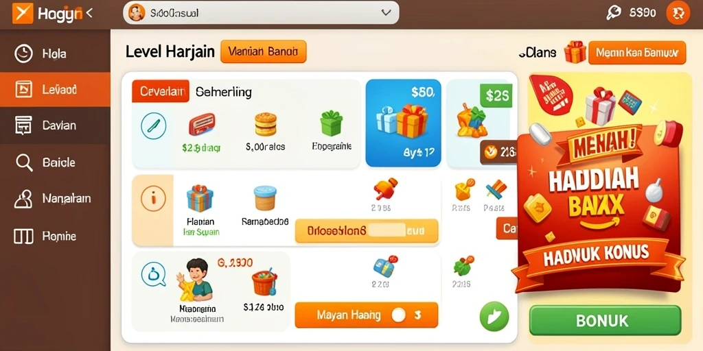 Tampilan antarmuka yang user-friendly.