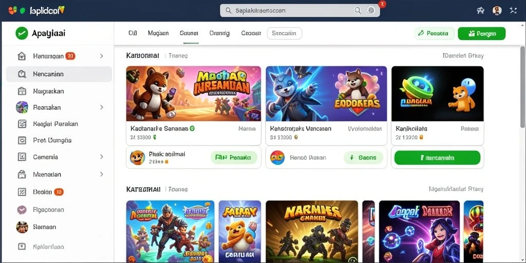 Tampilan antarmuka yang intuitif dan menarik.