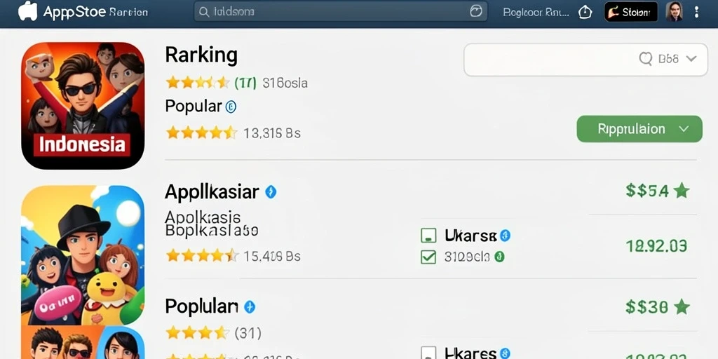 Tampilan karakter yang beragam dan menarik.